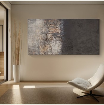 Large Black Textured Wall Art Painting